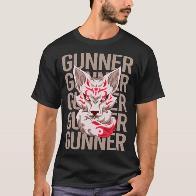 Fox Face - Gunner Name T-Shirt (Front)