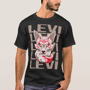 Fox Face - Levi Name T-Shirt