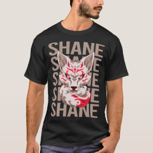 Fox Face - Shane Name T-Shirt