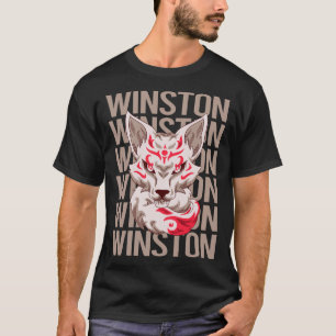 Fox Face - Winston Name T-Shirt