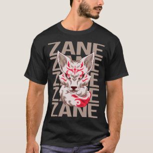 Fox Face - Zane Name T-Shirt