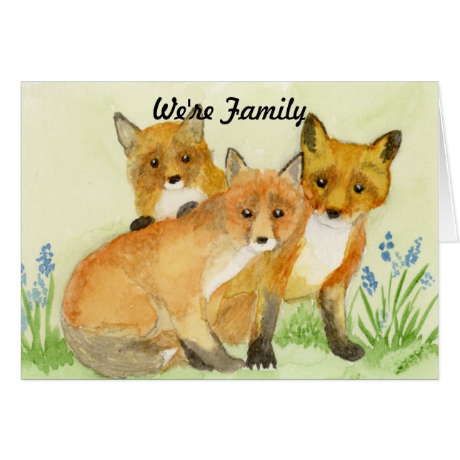 Fox Family (Front Horizontal)