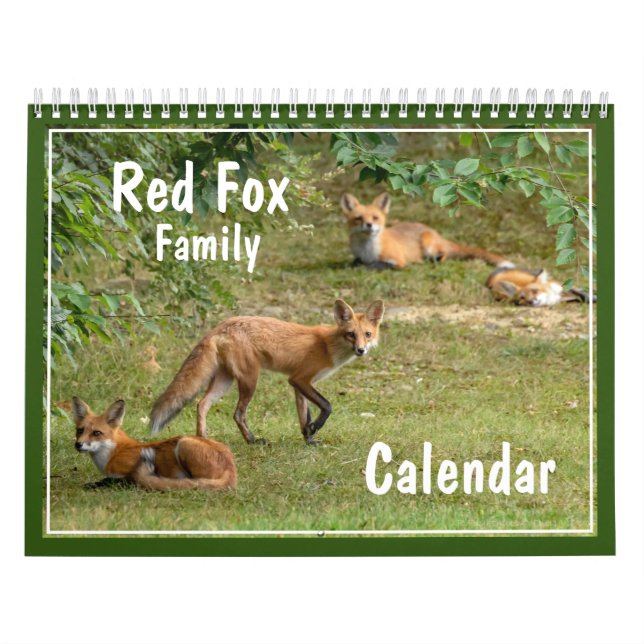 Fox Family Calendar (Cover)
