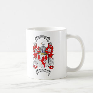 FOX FAMILY CREST - FOX COAT OF ARMS COFFEE MUG