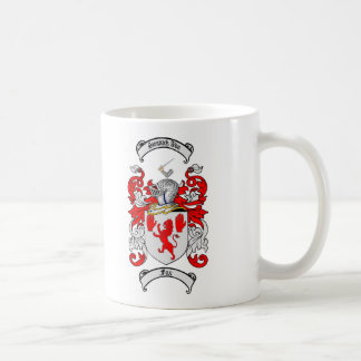 FOX FAMILY CREST -  FOX COAT OF ARMS COFFEE MUG