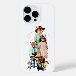 FOX FAMILY FANCY ANIMALS iPhone 14 PRO MAX CASE