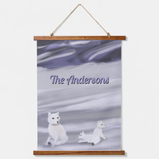 Fox Family Personalised Tapestry
