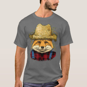 Fox Farmer Wildlife Fox Forest Lover T-Shirt