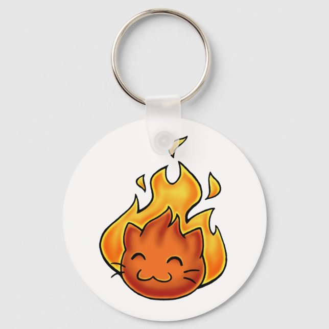 Fox Fire Key Ring (Front)