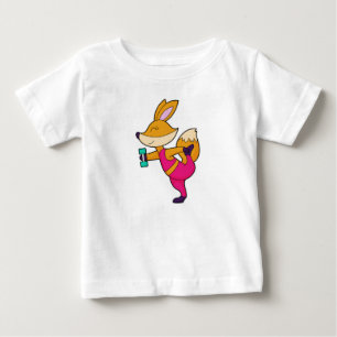 Fox Fitness Dumbbell Baby T-Shirt