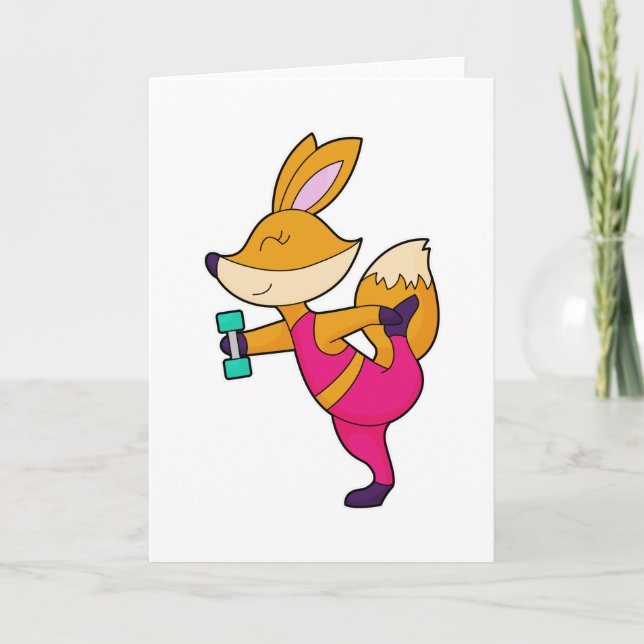 Fox Fitness Dumbbell Card (Front)