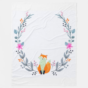 Fox Fleece Blanket