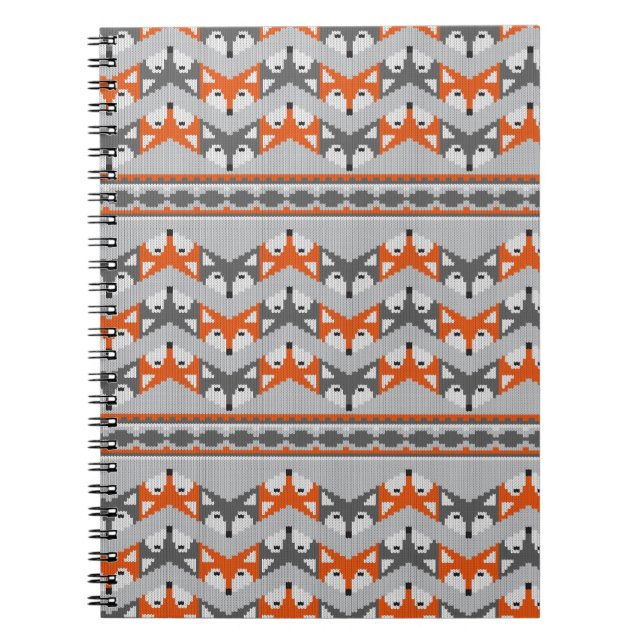 Fox Fleece Sweater Notebook (Front)