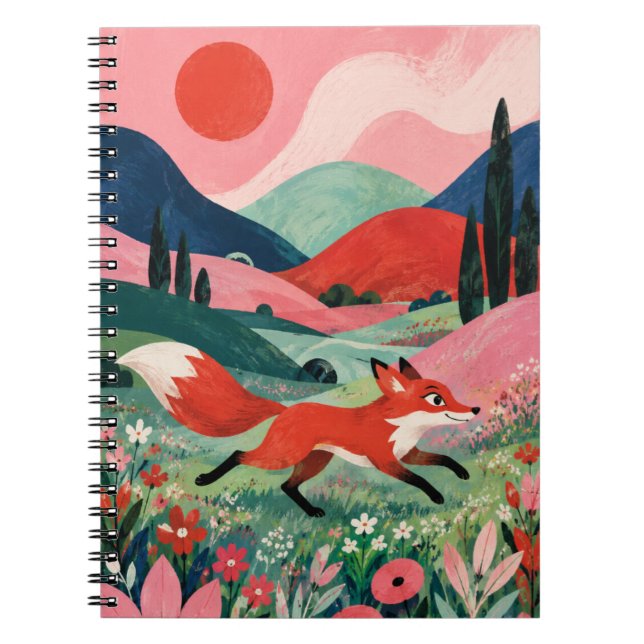 Fox Flower Valley Notebook (Front)