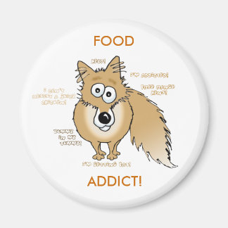 fox, FOOD ADDICT! Magnet