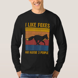 Fox For Men Women Kids Introverts Fox T-Shirt