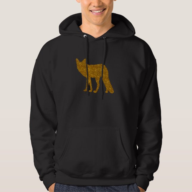 Fox For Women Girl Prairie Vixen Animal Hoodie (Front)