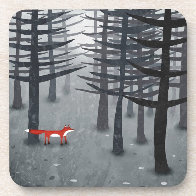 Fox Forest Art Coaster (Front)