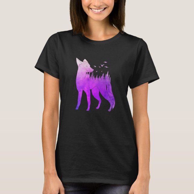 Fox forest fox hunter hunting Fox  1 T-Shirt (Front)