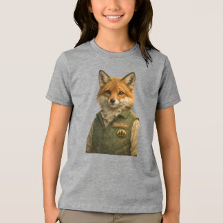 Fox_Forest_Ranger_Girls_Tri‑Blend Shirt