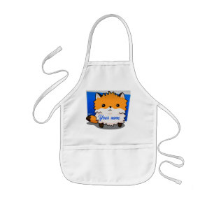 Fox, fox kids apron