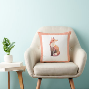 Fox, fox. Pixel Art, Pixel Art Cushion