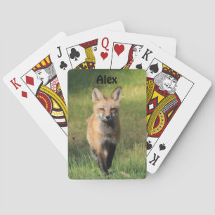 Fox Friend Playing Cards - Personalise it!