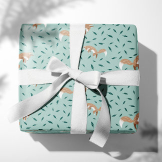 Fox Frolic Wrapping Paper