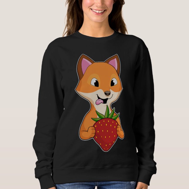 Fox Fruit Strawberry Sweatshirt (Front)
