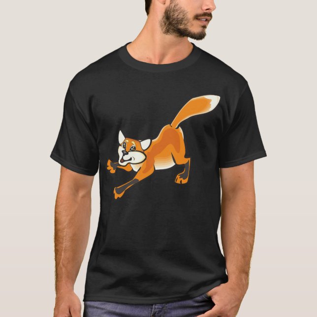 fox fuchs animal animals dog  T-Shirt (Front)
