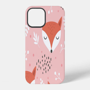 Fox Fun: Cute Forest Pattern iPhone 12 Case