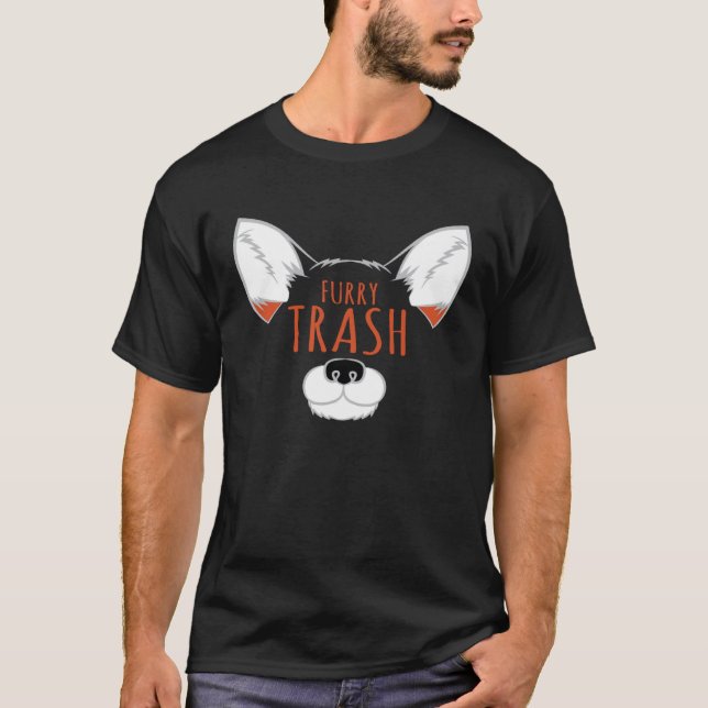 Fox  Furry Trash T-Shirt (Front)