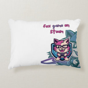 fox game on strem decorative cushion