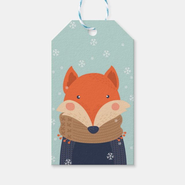 Fox Gift Tags (Front)