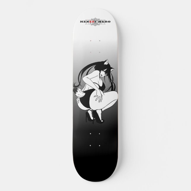 Fox Girl Skateboard (Front)