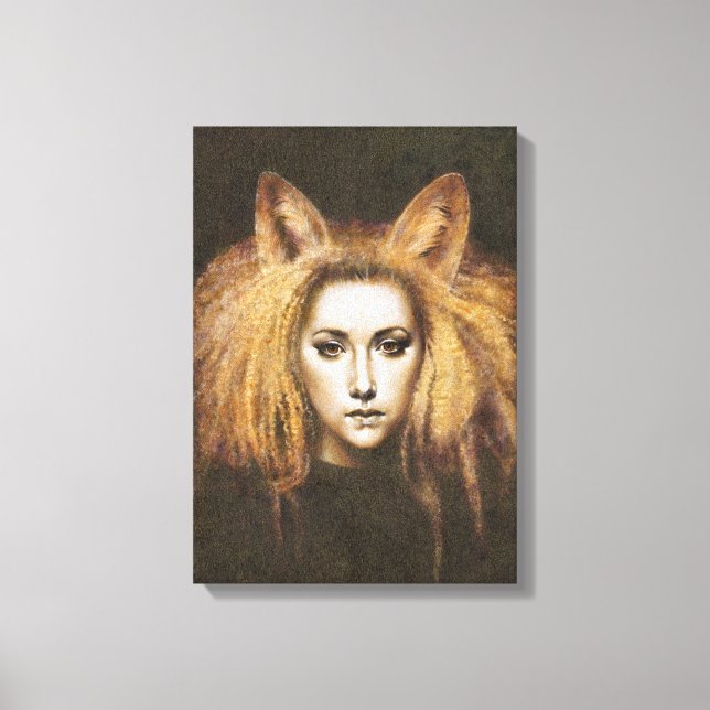 Fox Girl Wrapped Canvas (Front)