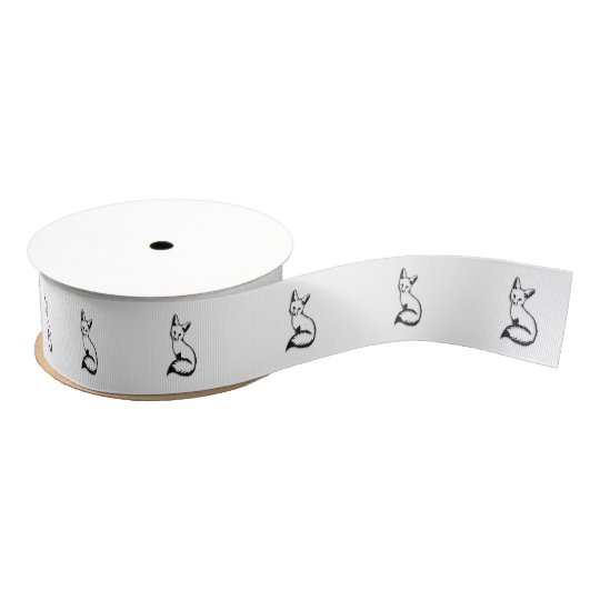Fox Grosgrain Ribbon