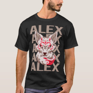 Fox Head - Alex Name T-Shirt