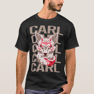 Fox Head - Carl Name T-Shirt