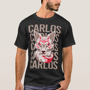 Fox Head - Carlos Name T-Shirt