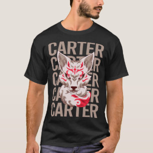 Fox Head - Carter Name T-Shirt