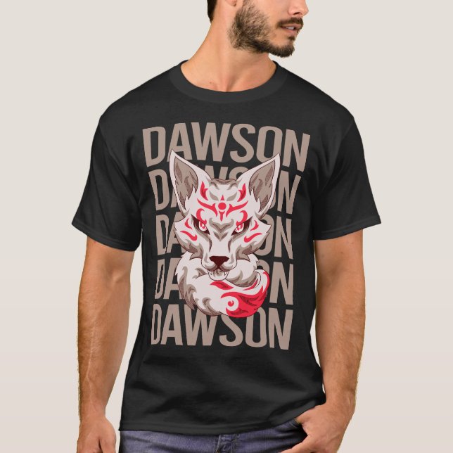 Fox Head - Dawson Name T-Shirt (Front)