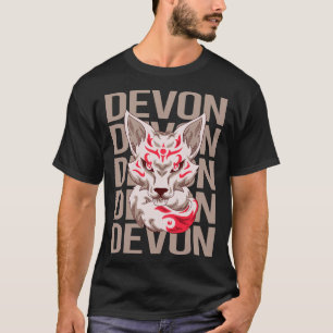 Fox Head - Devon Name T-Shirt