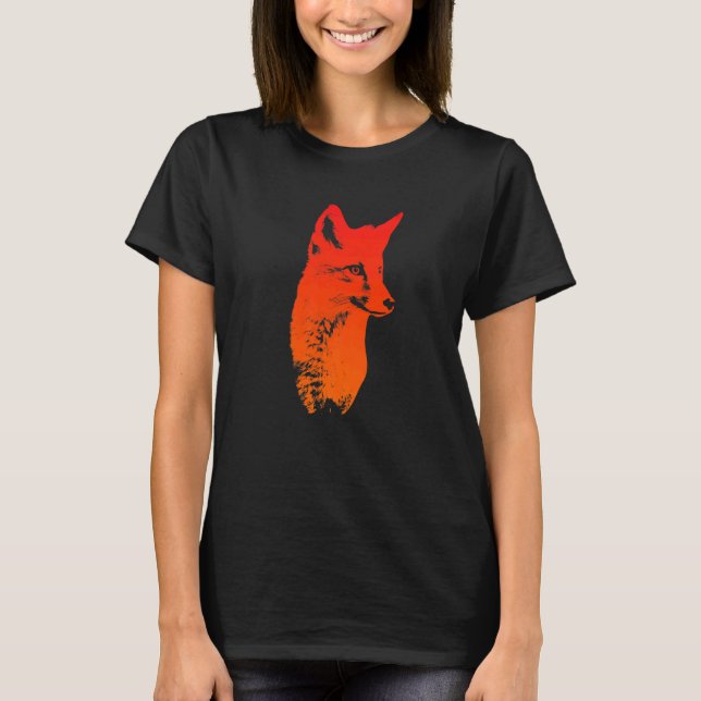 Fox head fox fox hunting hunter  1 T-Shirt (Front)