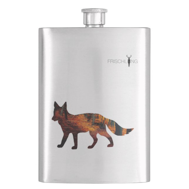 fox hip flask (Front)