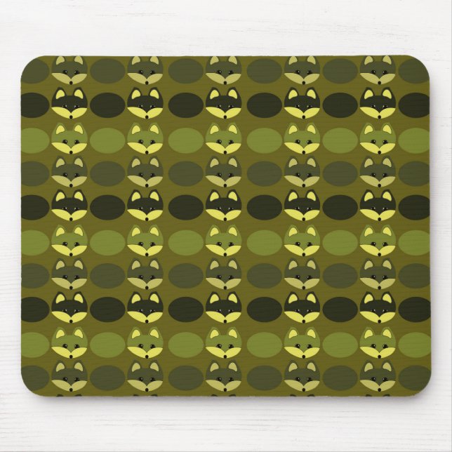 Fox holes mouse mat (Front)