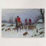 Fox Hunt Huntsmen and Hounds Returning Home  Jigsaw Puzzle<br><div class="desc">Fox Hunt Huntsmen and Hounds Returning Home jigsaw puzzle</div>