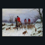 Fox Hunt Huntsmen and Hounds Returning Home  Poster<br><div class="desc">Fox Hunt Huntsmen and Hounds Returning Home Poster</div>