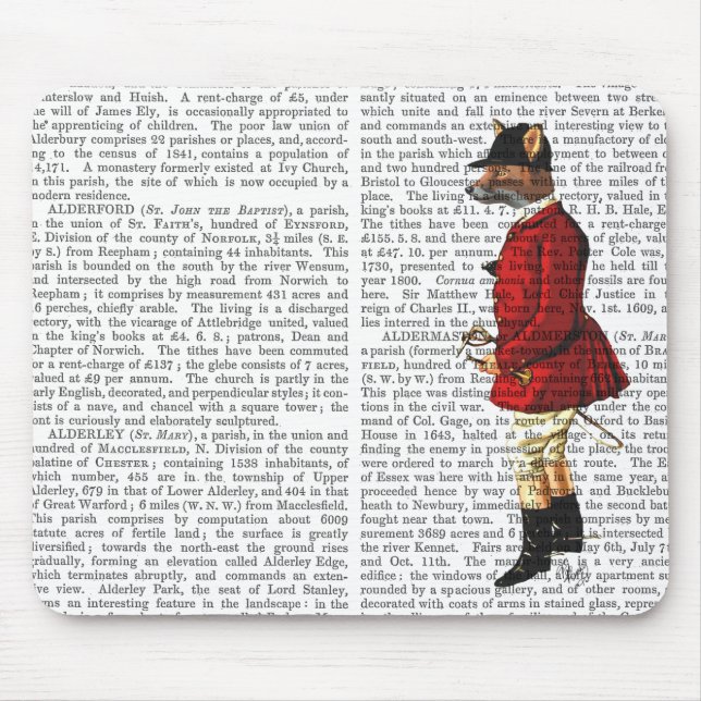 Fox Hunter 1 2 Mouse Mat (Front)