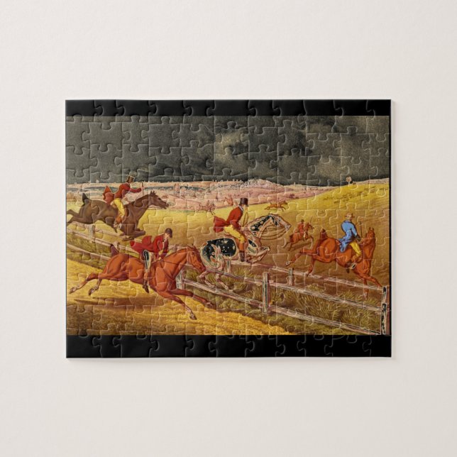 Fox Hunting', Henry Alken_Engravings Jigsaw Puzzle (Horizontal)